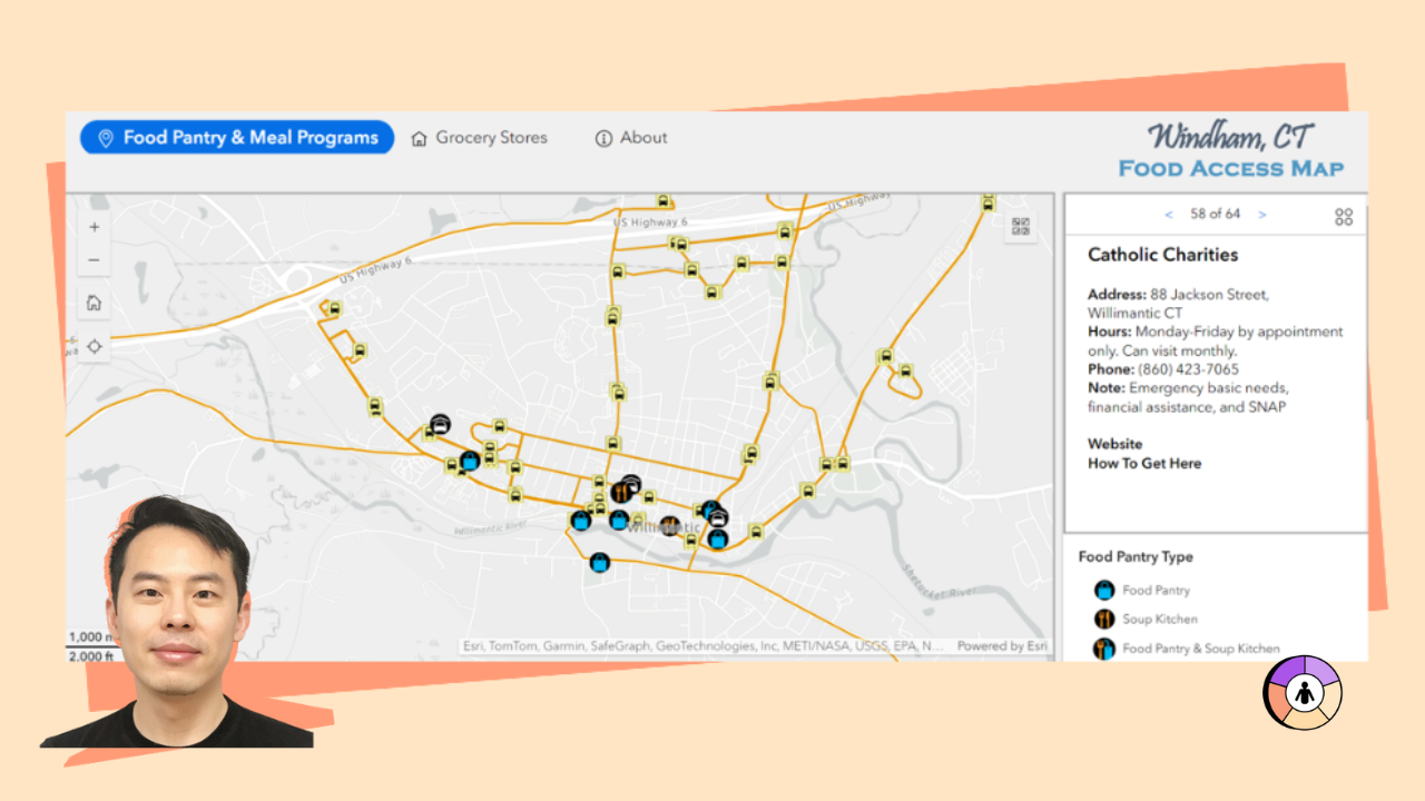 Windham & Willmantic, Conn. Food Access Map